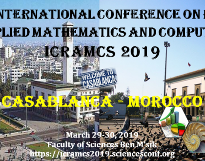1ère conférence internationale sur la recherche en mathématiques appliquées et l'informatique